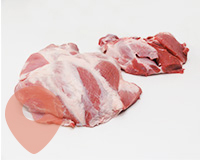 Frozen pork shoulders - 4D